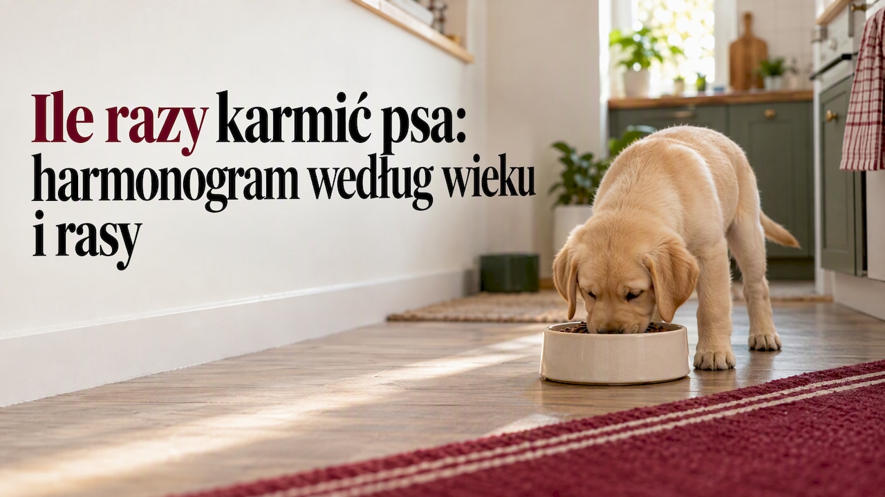 Ile razy karmić psa: harmonogram według wieku i rasy
