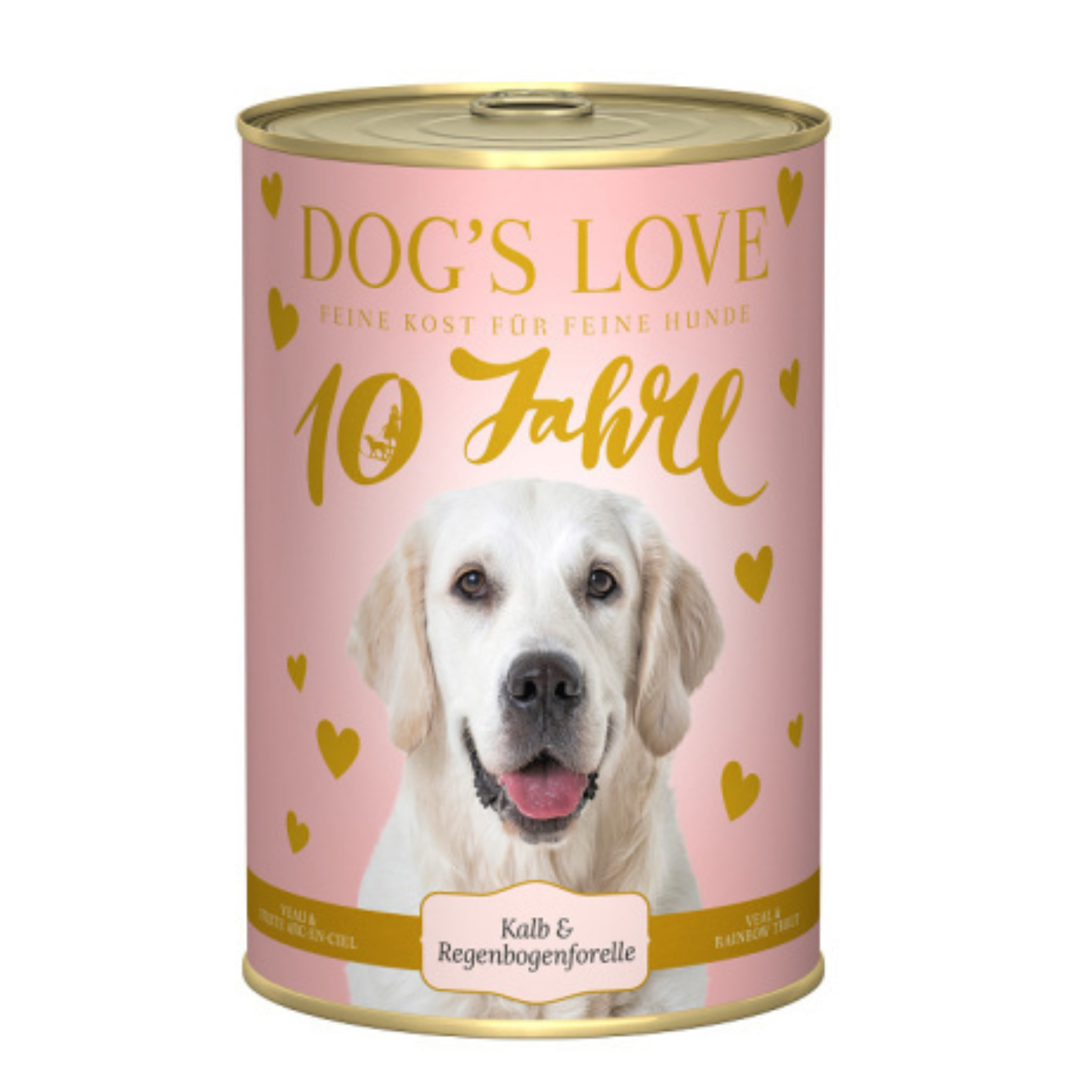 Dog's Love cielęcina, pstrąg adult 400 g