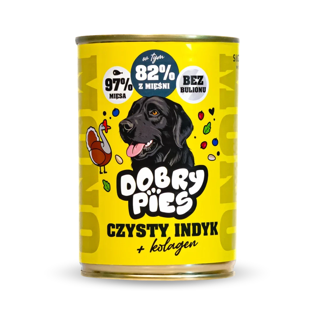 Dobry Pies Mono indyk adult 400 g
