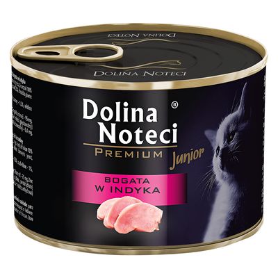 Dolina Noteci Premium indyk pasztet kitten 185 g × 12