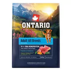 Ontario tuńczyk z batatem adult 2,25 kg
