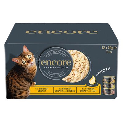 Encore mix smaków w bulionie 70 g × 12