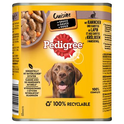 Pedigree Classic królik 800 g × 12