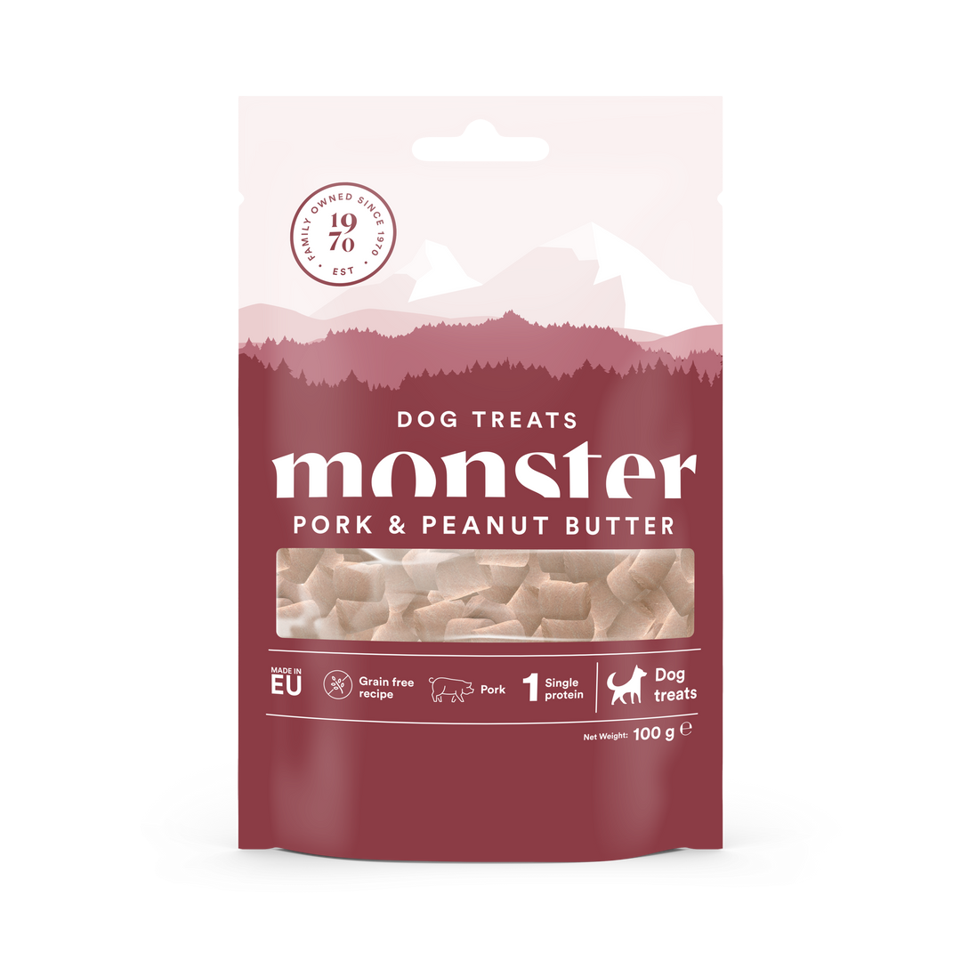 Monster wieprzowina, masło orzechowe 100 g