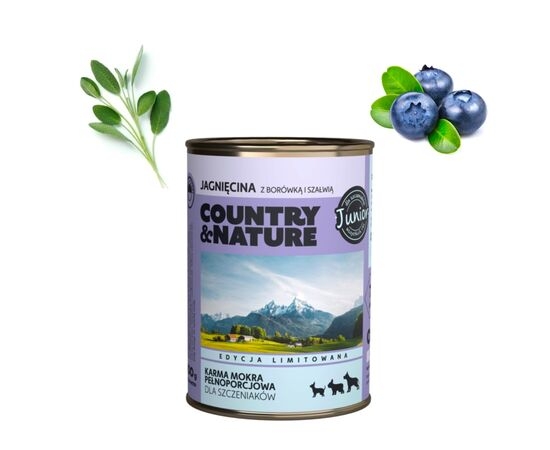Country & Nature jagnięcina junior 400 g