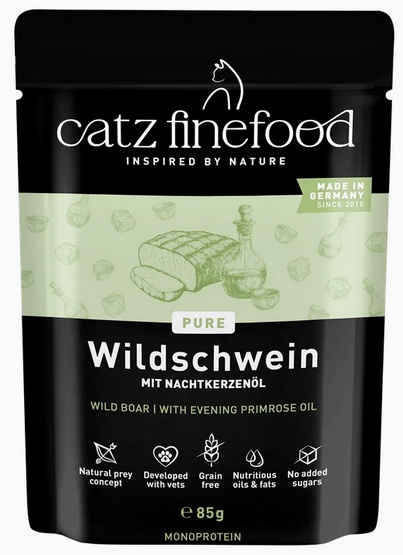 Catz Finefood Purrrr dziczyzna kawałki adult 85 g
