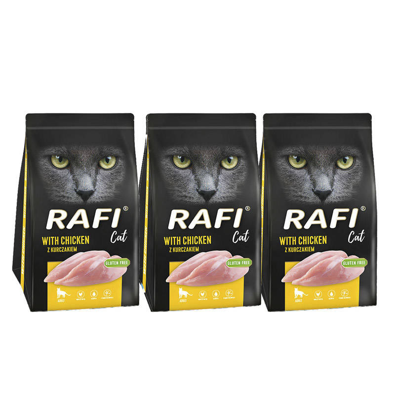 Rafi Cat kurczak 1,5 kg × 3