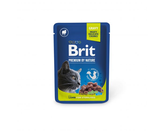 Brit Premium by Nature Sterilised jagnięcina w kawałkach 100 g