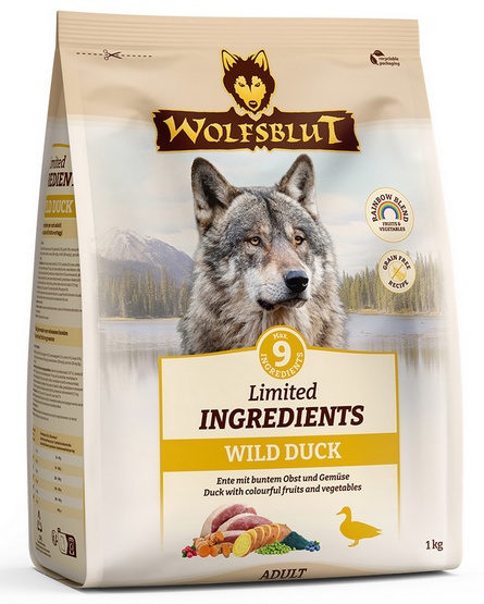Wolfsblut Limited Ingredients kaczka z ziemniakiem 9 kg