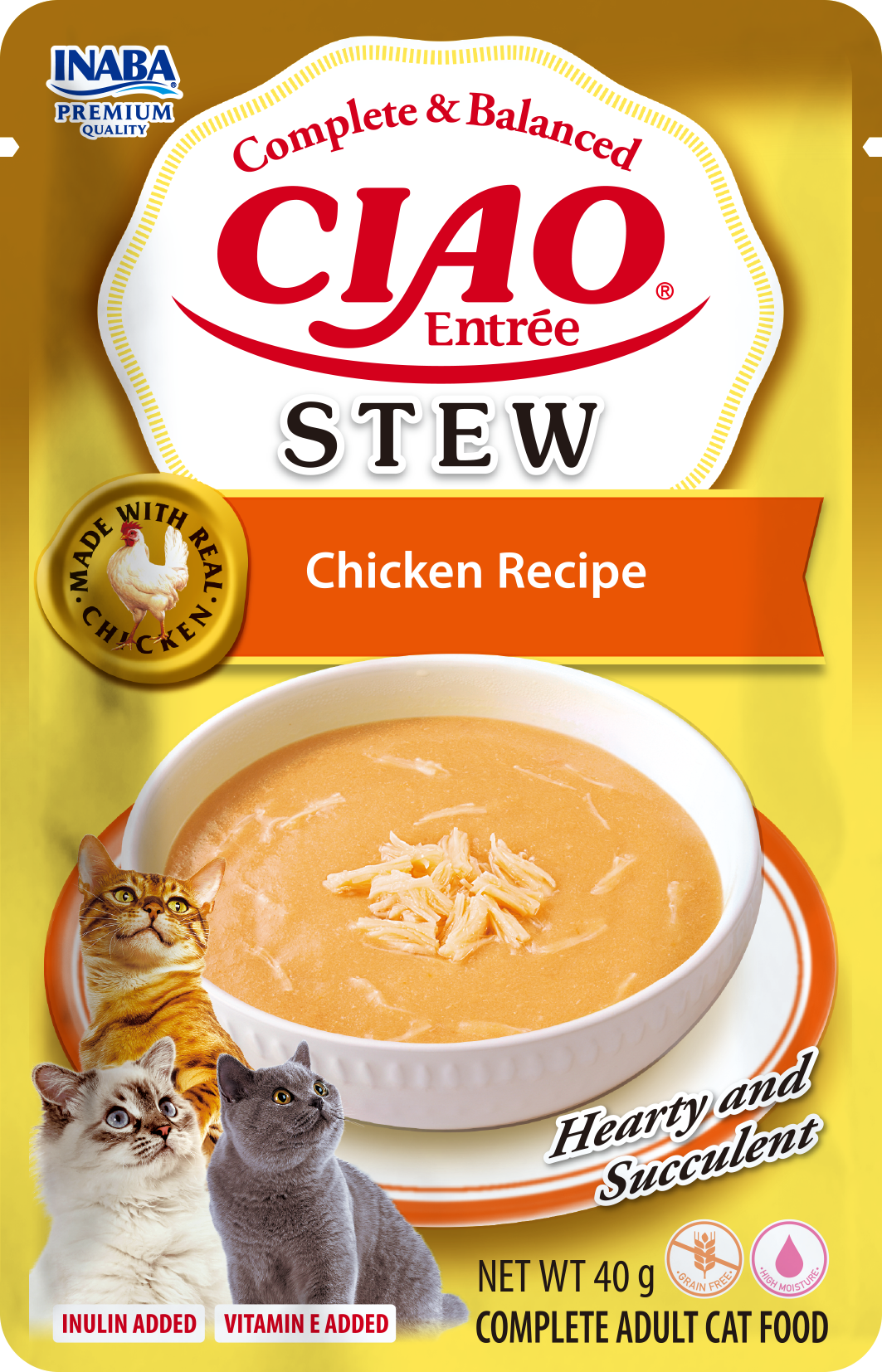 Inaba Ciao kurczak kawałki adult 40 g