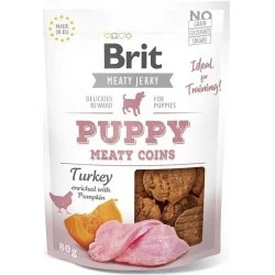 Brit Jerky Snack indyk, kurczak z dynią puppy 80 g