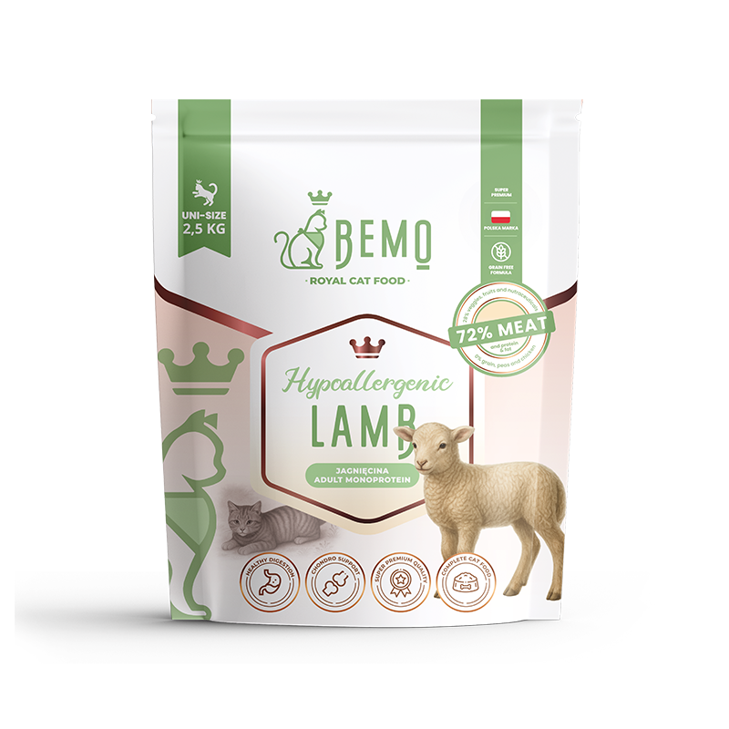 Bemo Hypoallergenic Digestive Sensitive jagnięcina adult 2,5 kg