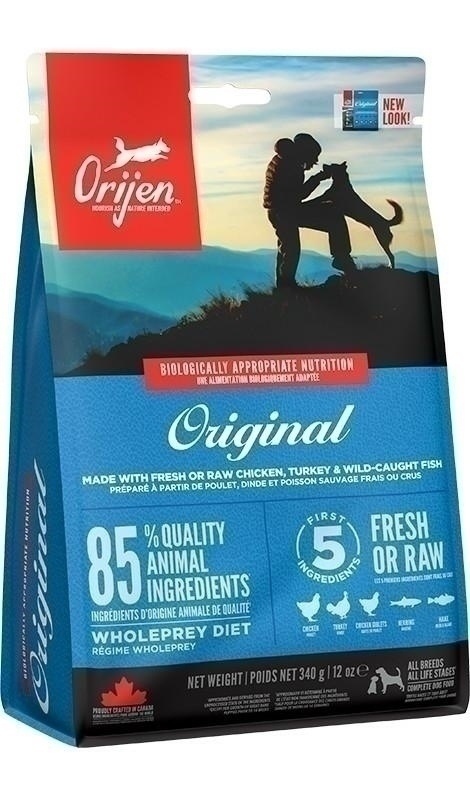 Orijen Original indyk, jajko, kurczak, ryba 340 g