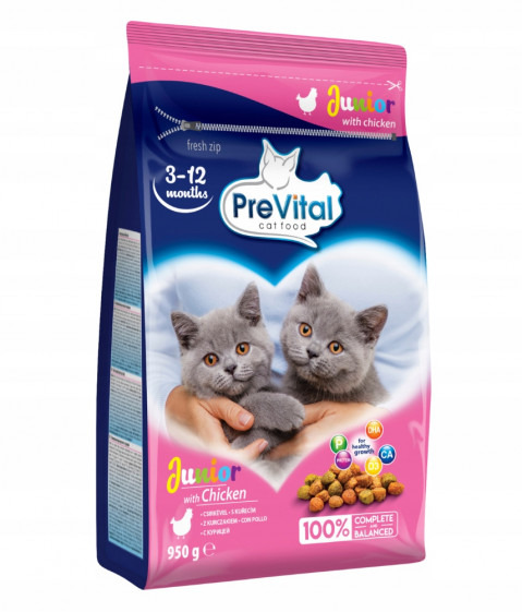 PreVital Junior kurczak kitten 950 g