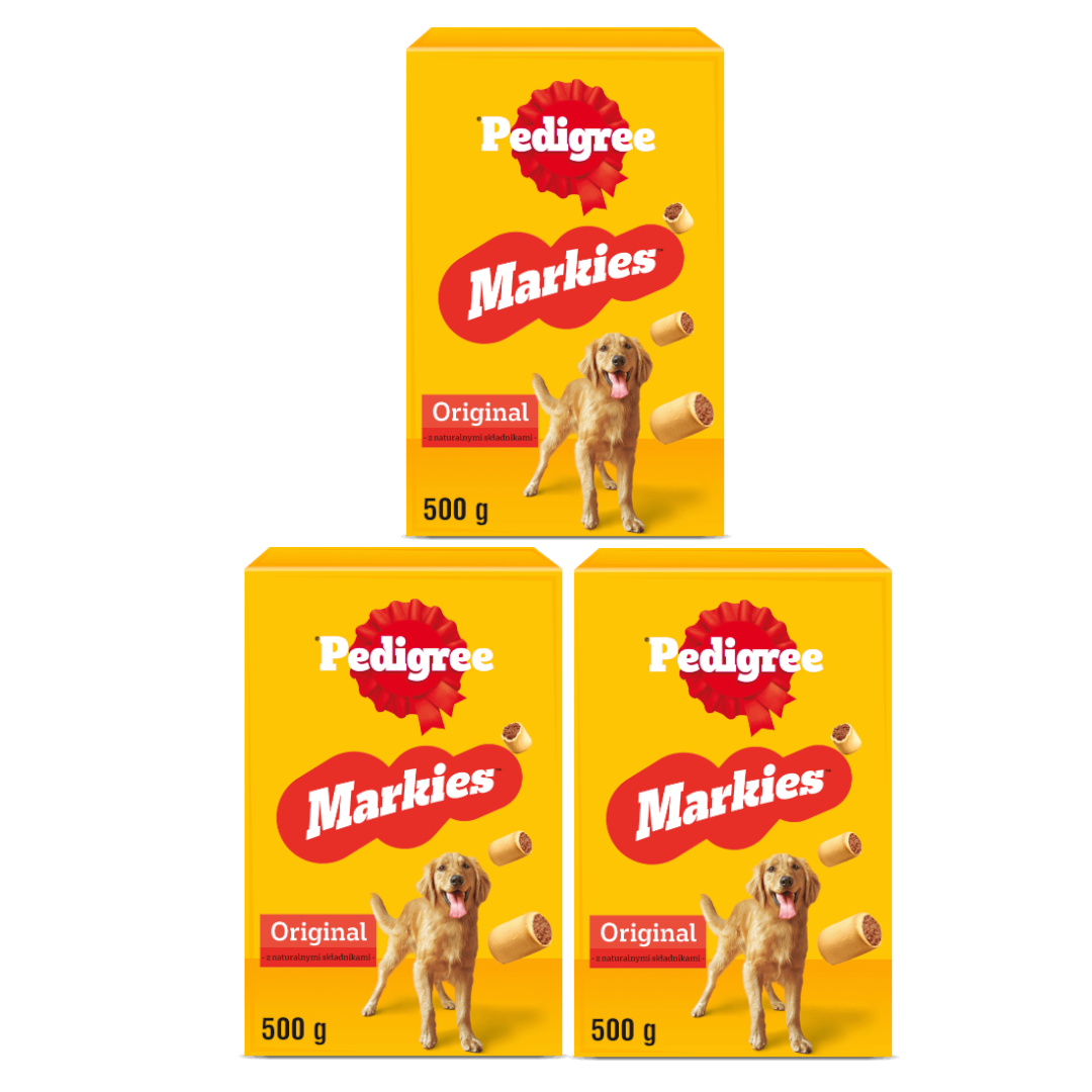 Pedigree Markies kość szpikowa adult 500 g × 3