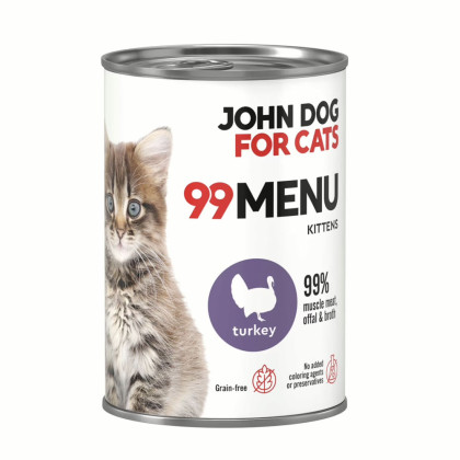 John Dog 99 Menu indyk w sosie kitten 400 g