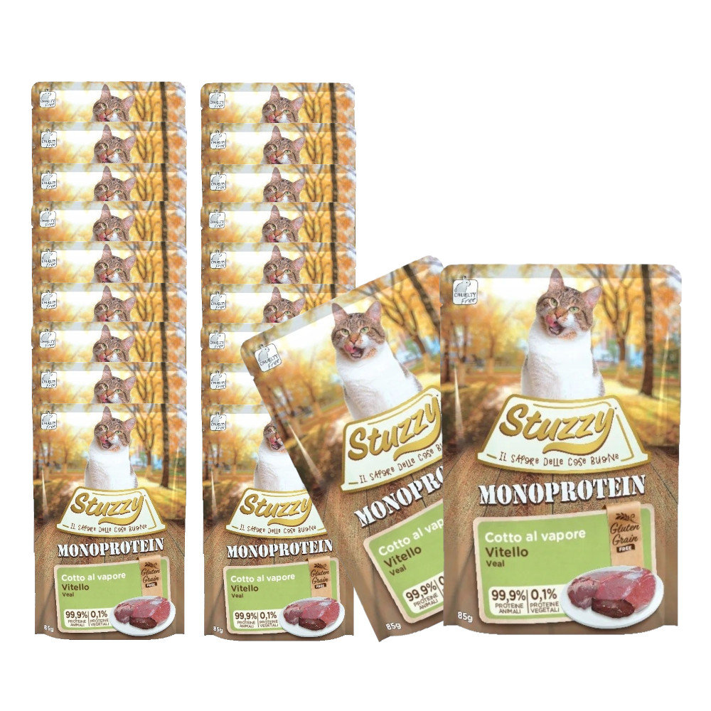 Stuzzy Monoprotein cielęcina adult 85 g × 20