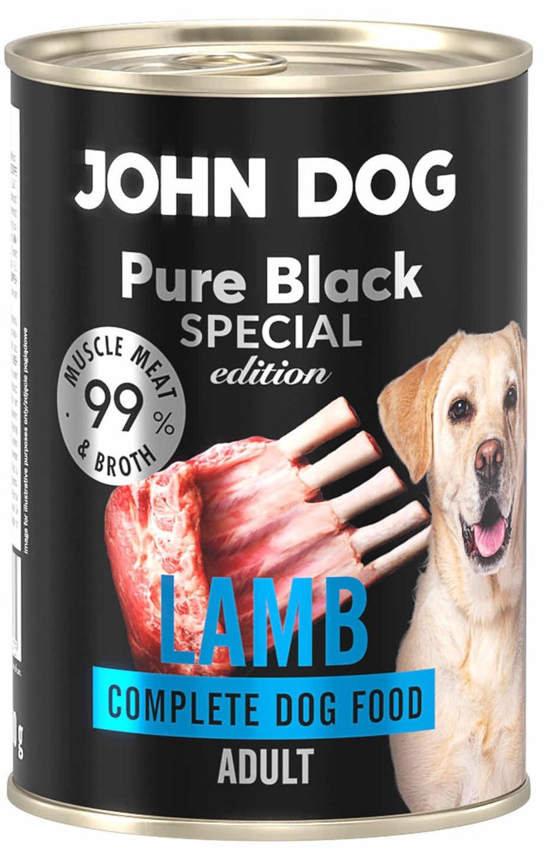 John Dog Pure Black Special Edition jagnięcina adult 400 g