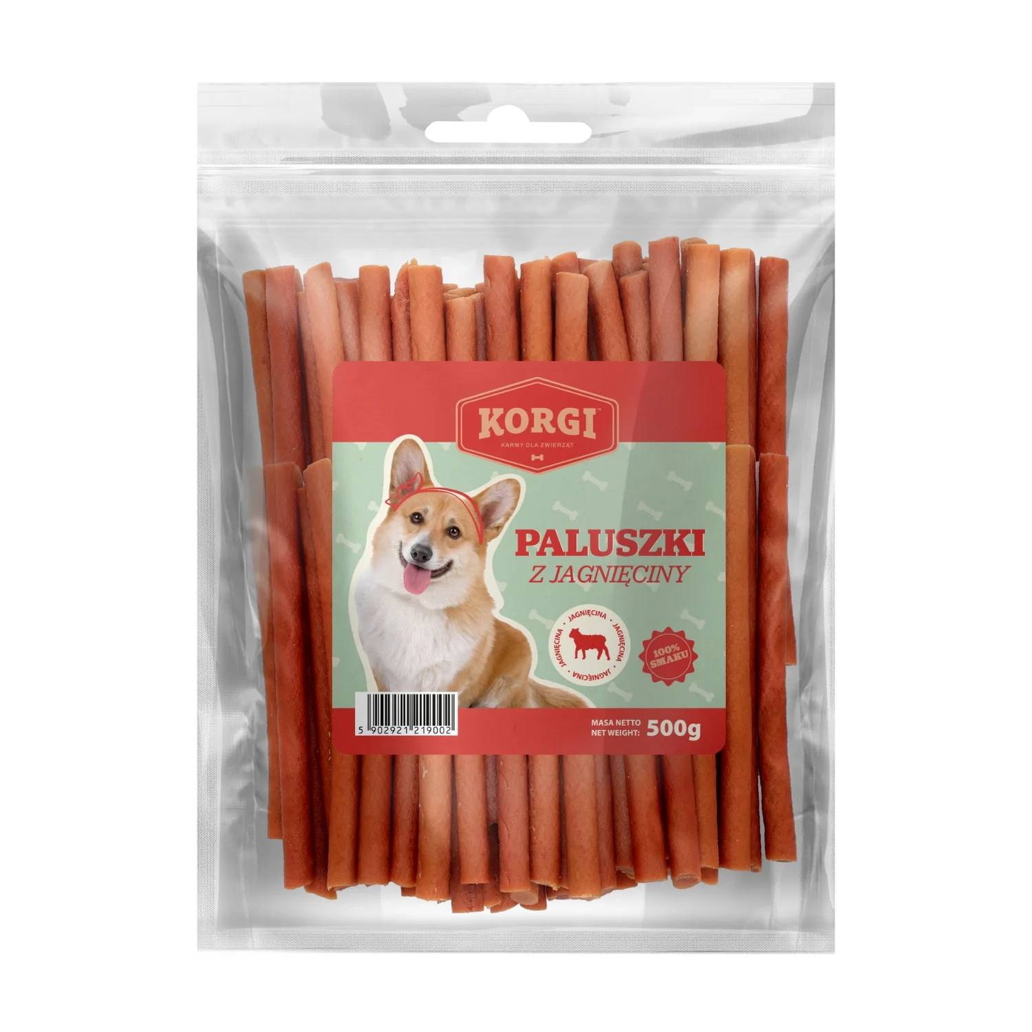 Korgi Paluszki jagnięcina 500 g