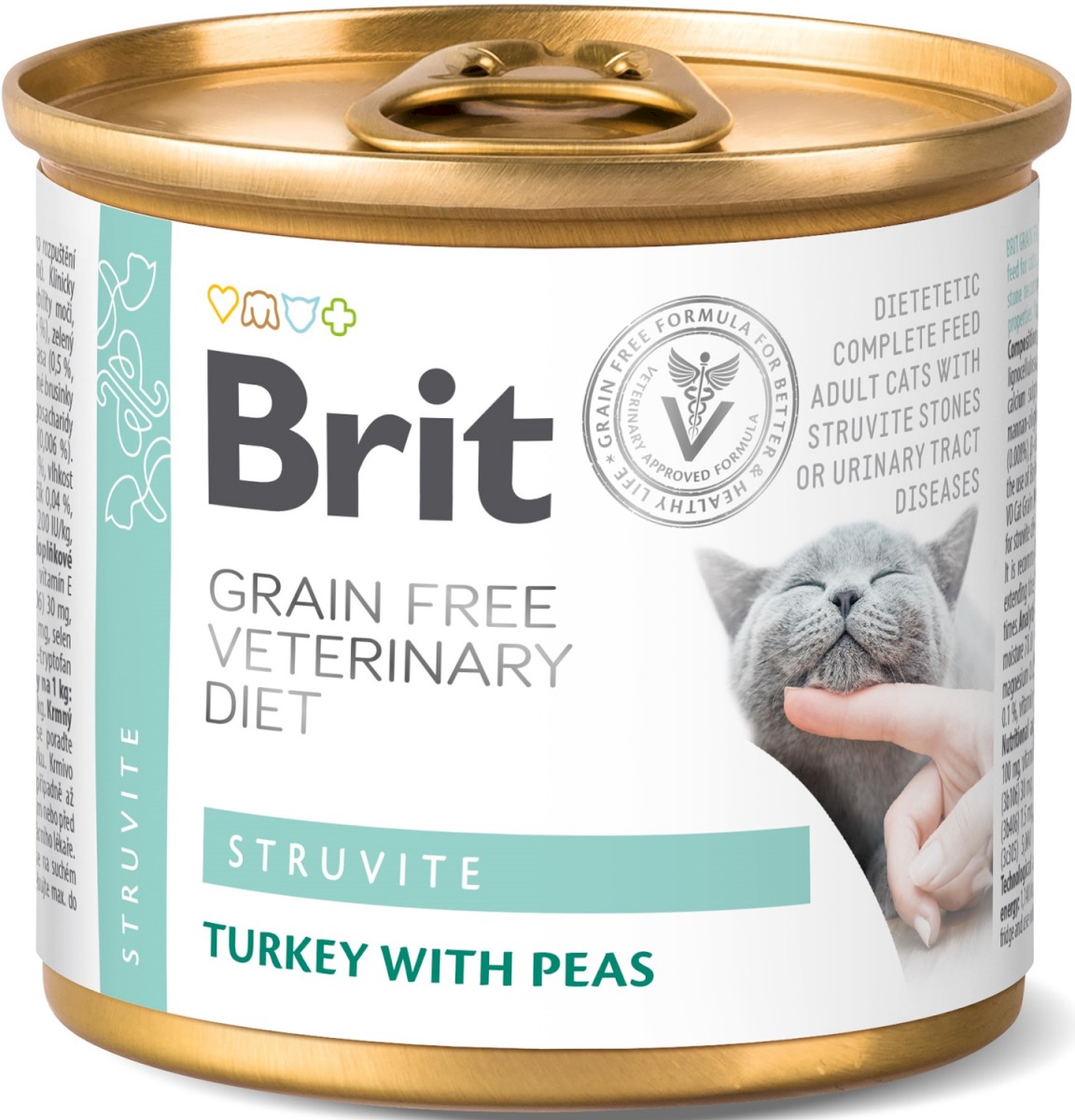 Brit Grain Free Veterinary Diet Urinary indyk adult 200 g