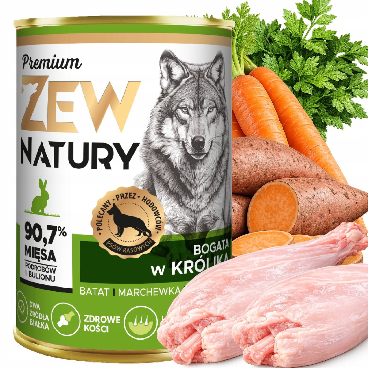 Zew Natury Premium królik 400 g × 10