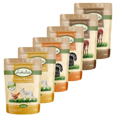 Lukullus Natural drób, dziczyzna, gęś, indyk, jagnięcina, królik, kurczak, wołowina adult 300 g × 48