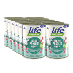 Life Dog Natural Monoprotein jagnięcina 400 g × 12