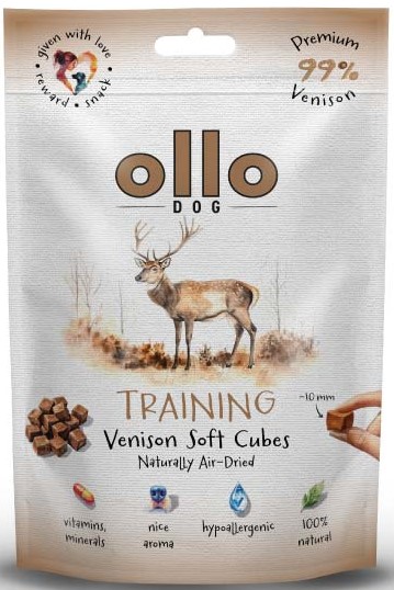Ollo Air-Dried Training Soft Cubes jeleń 80 g