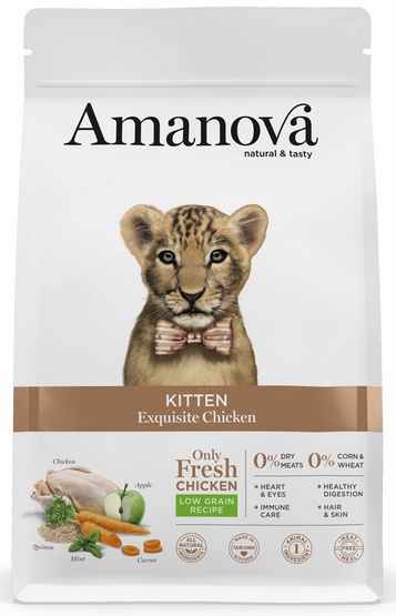 Amanova Exquisite kurczak kitten 4 kg