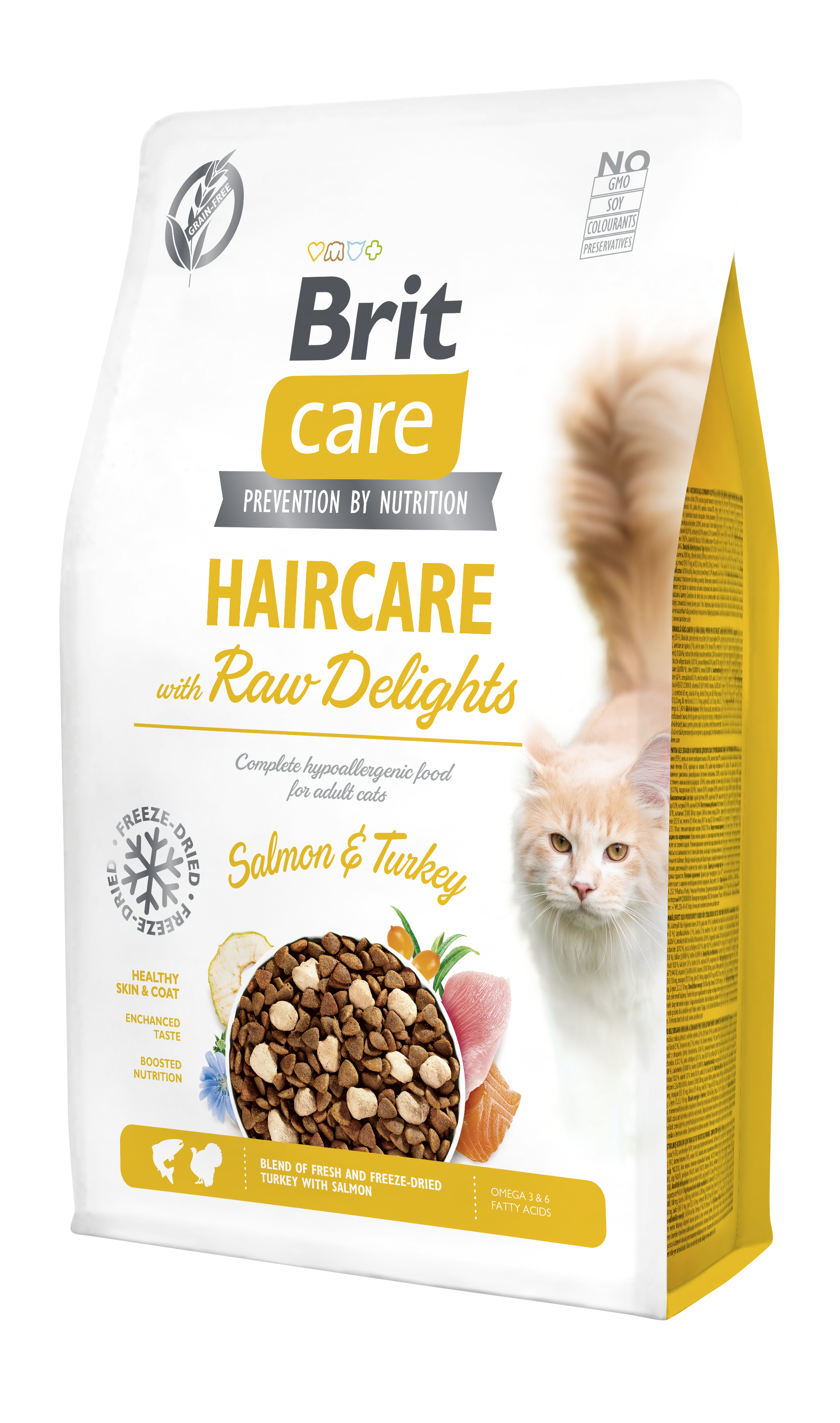 Brit Care Skin & Coat indyk, łosoś adult 2 kg