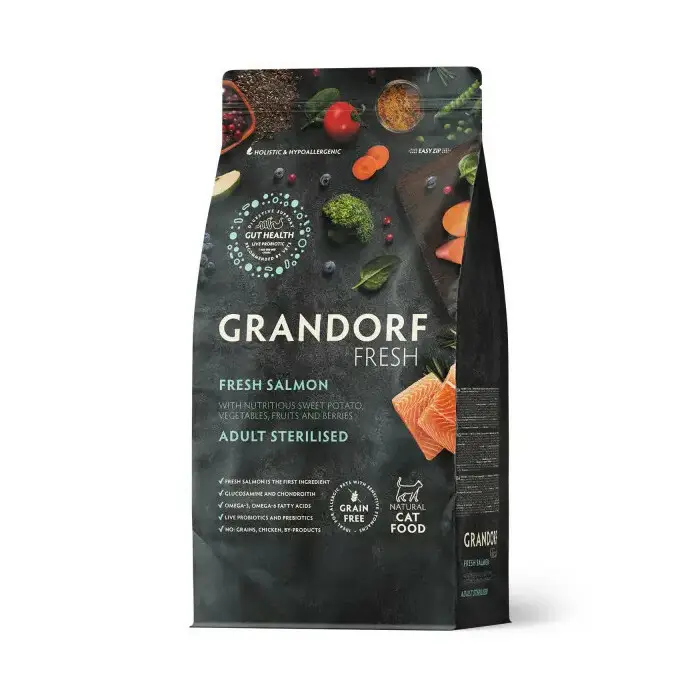 Grandorf Fresh Sterilised łosoś z batatem adult 400 g