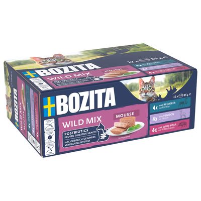 Bozita Mousse mix smaków pasztet adult 85 g × 12
