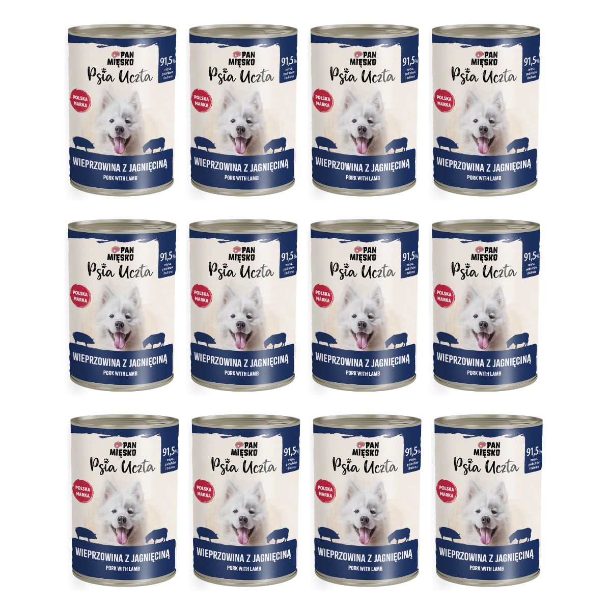 Pan Mięsko jagnięcina, wieprzowina 400 g × 12