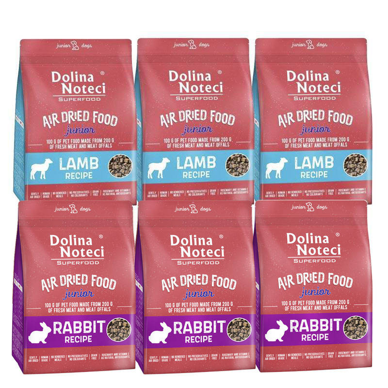 Dolina Noteci Superfood mix smaków junior 1 kg × 6