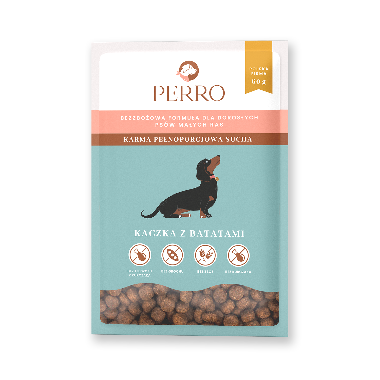 Perro kaczka adult małe rasy 60 g