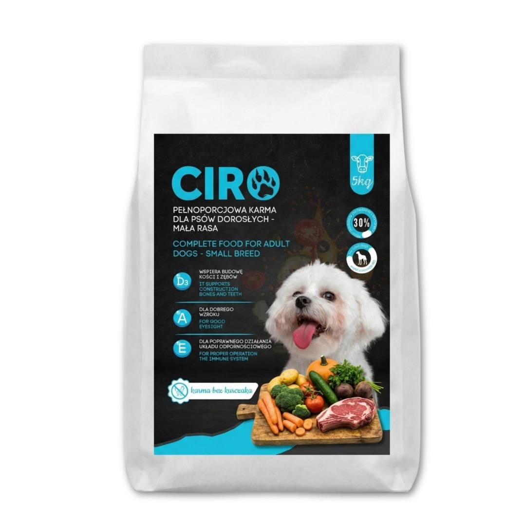 Ciro wołowina adult małe rasy 5 kg