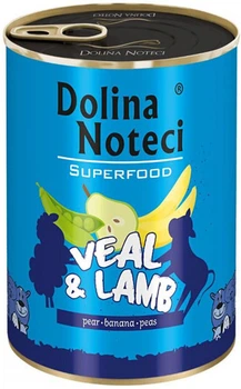 Dolina Noteci Premium Superfood cielęcina, jagnięcina adult 400 g
