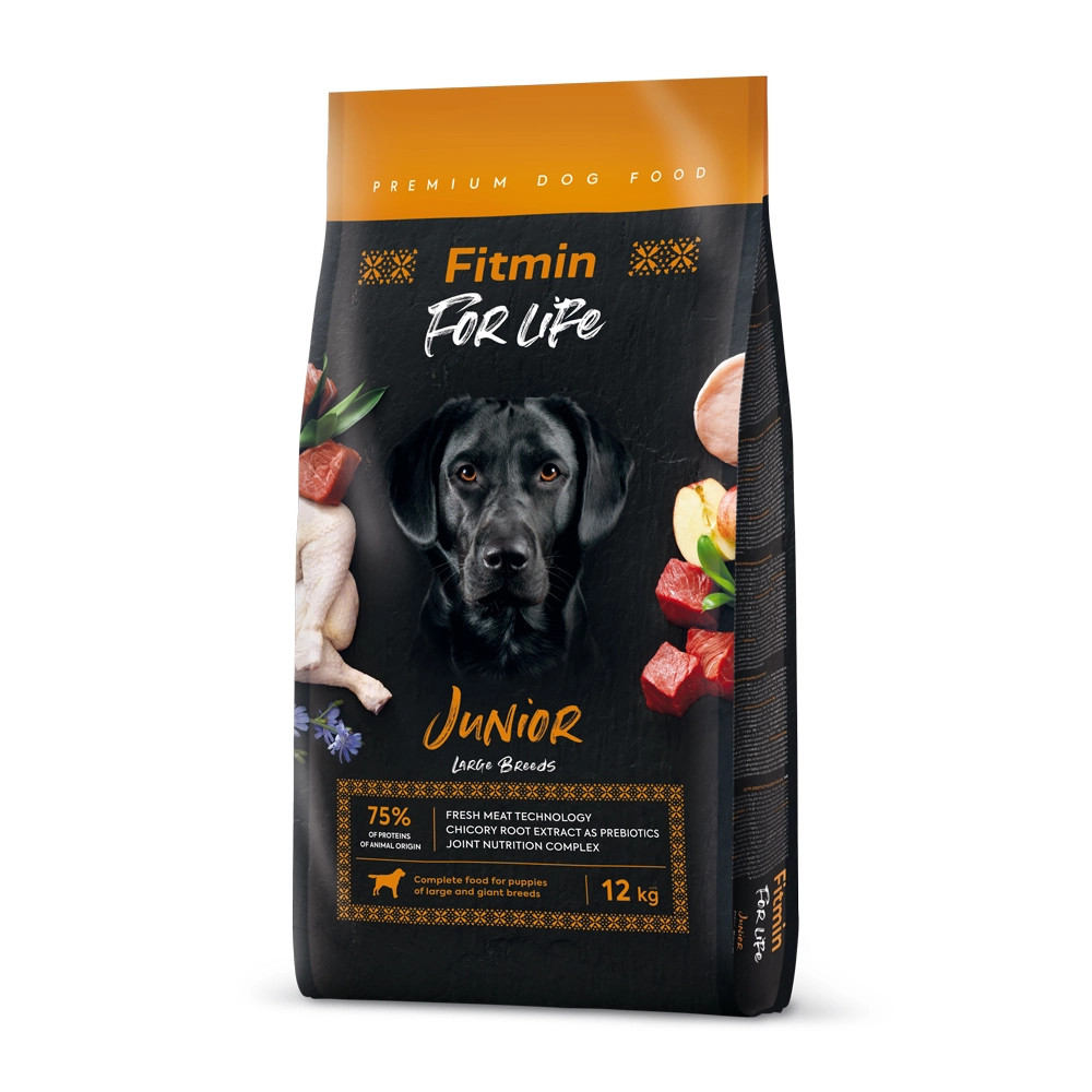 Fitmin For Life kurczak junior duże rasy 12 kg