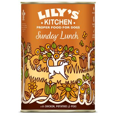 Lily's Kitchen kurczak adult 400 g × 6
