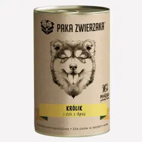 Paka Zwierzaka wieprzowina z borówką 400 g × 6