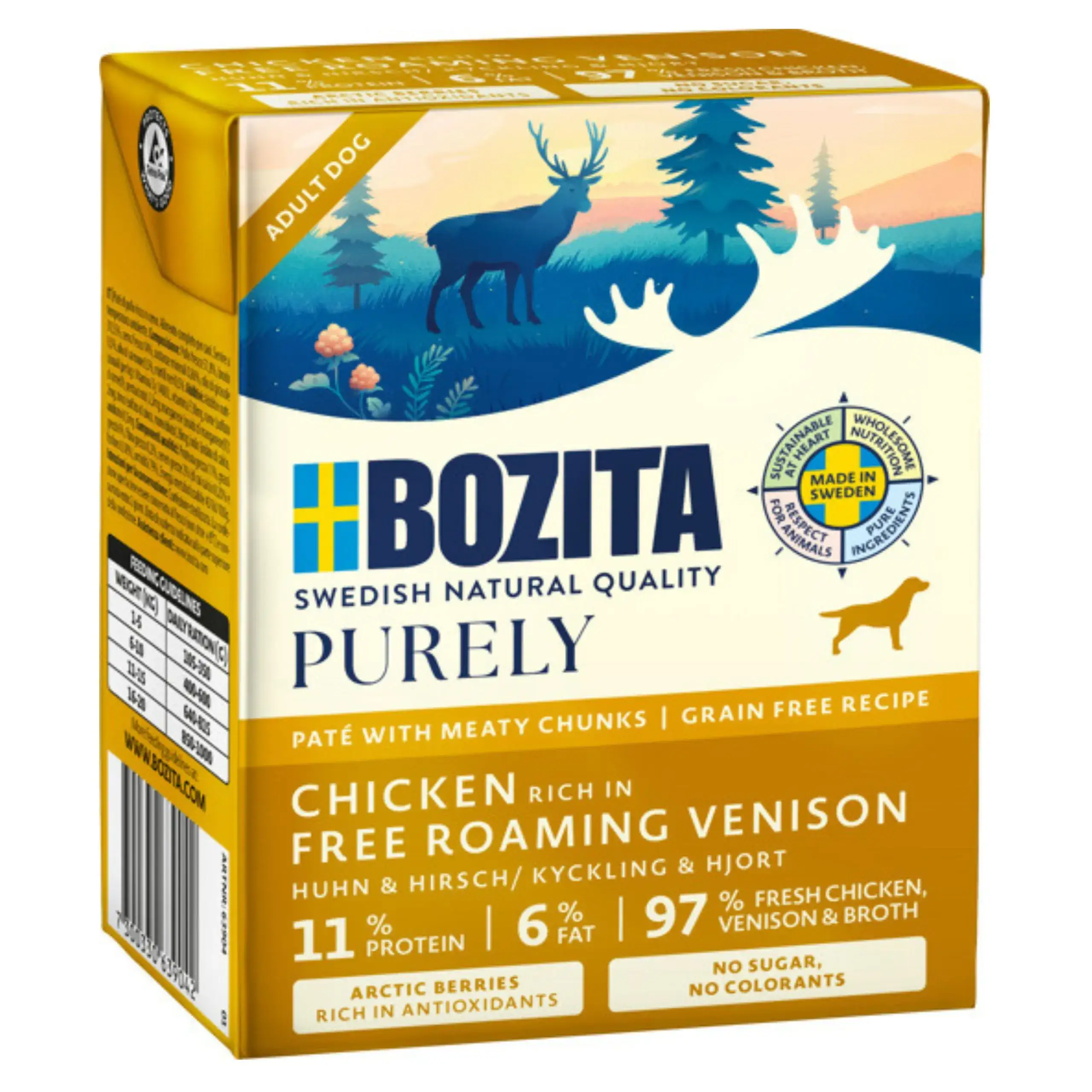 Bozita Purely dziczyzna, kurczak adult 370 g