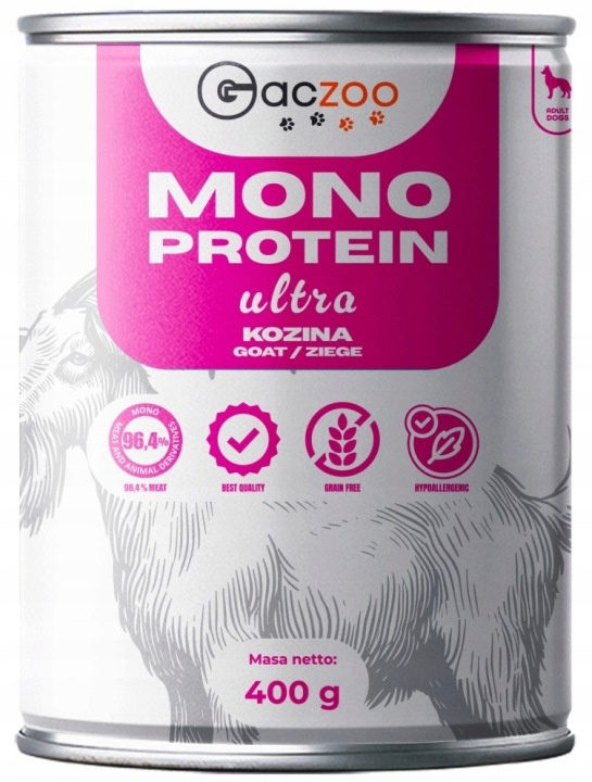 Gaczoo Mono Protein Ultra Light kozina 400 g