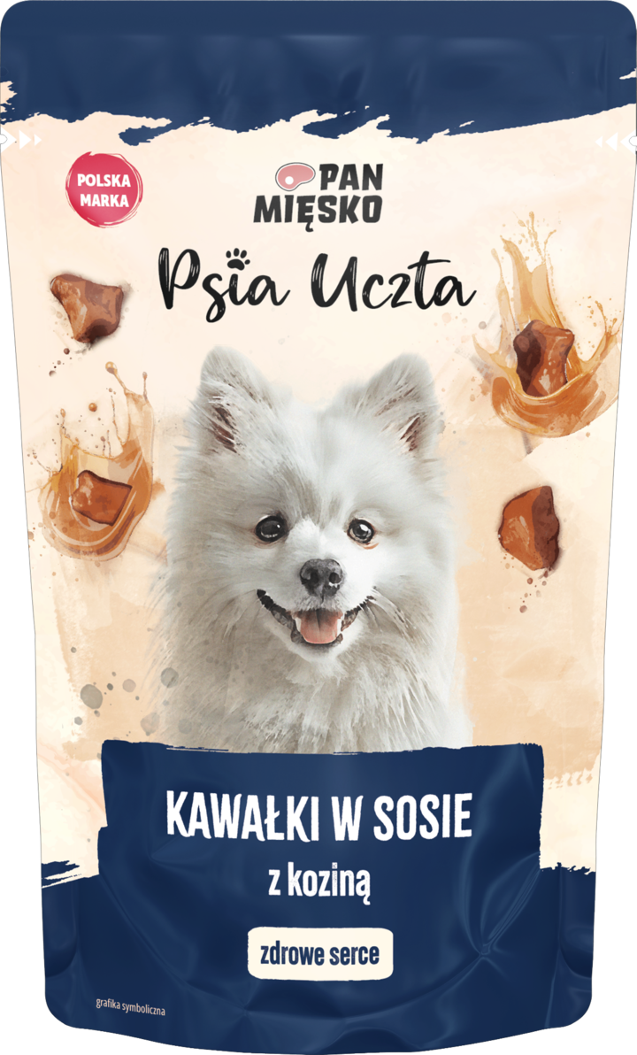 Pan Mięsko Psia Uczta kozina adult 150 g
