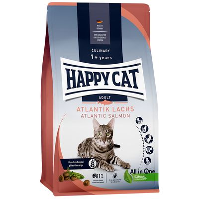 Happy Cat Culinary Hairball łosoś adult 10 kg × 2