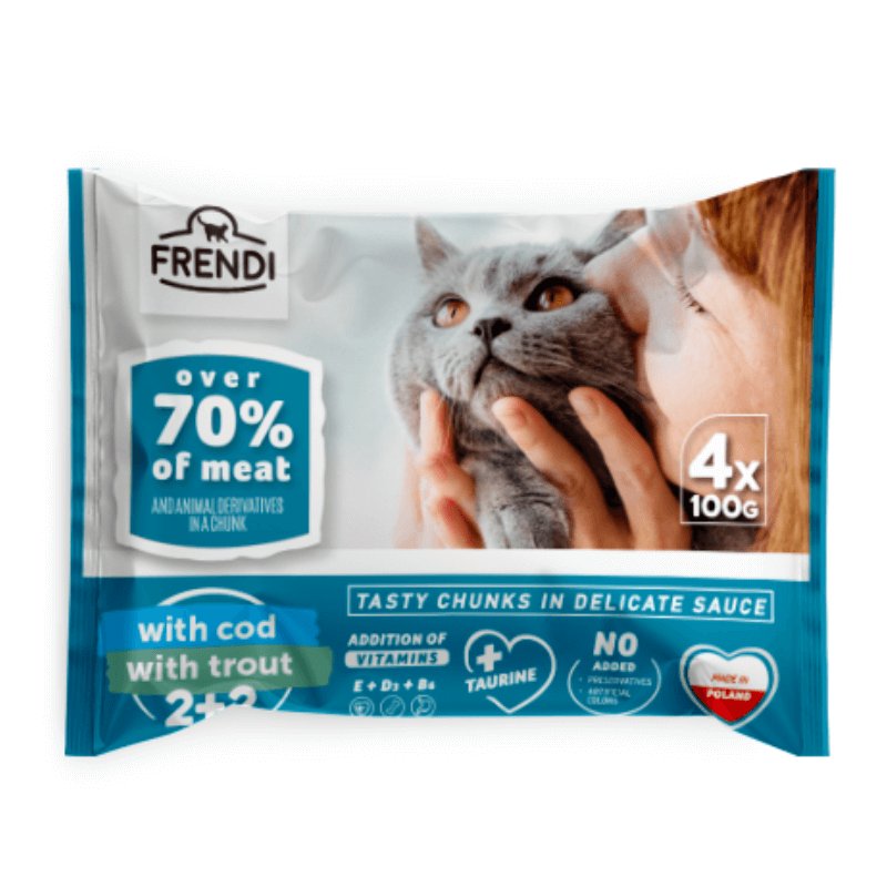 Frendi dorsz, pstrąg w sosie 100 g × 4