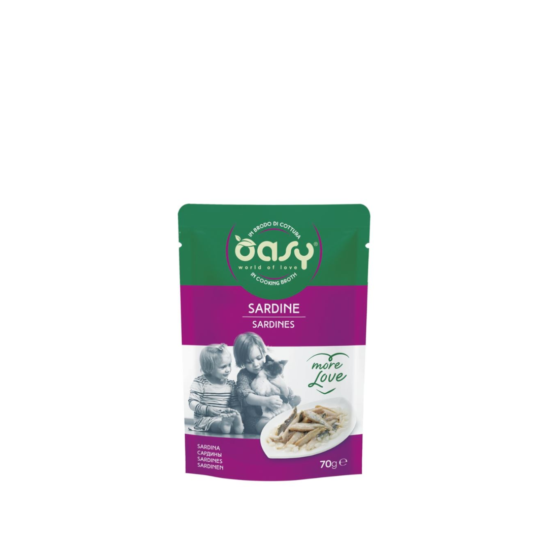 Oasy More Love sardynka w bulionie adult 70 g
