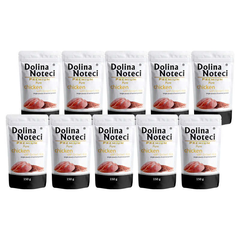 Dolina Noteci Premium Pure kurczak z ryżem adult 150 g × 10