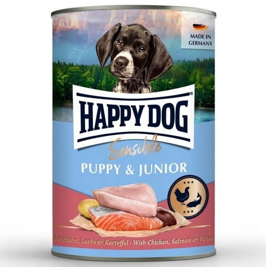 Happy Dog Sensible kurczak, łosoś z ziemniakiem junior 400 g
