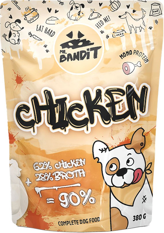 Mr. Bandit kurczak adult 380 g