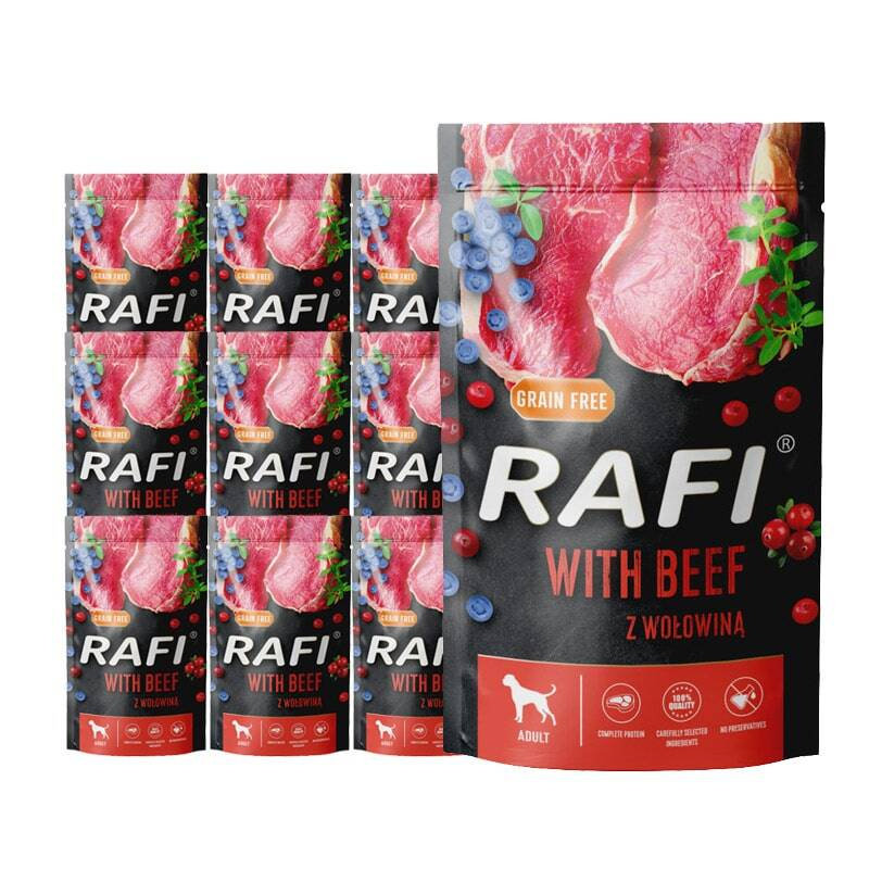 Rafi wołowina adult 500 g × 10